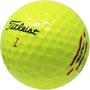 120 Titleist TruFeel Yellow Mint Used Golf Balls AAAAA - Picture 1 of 8