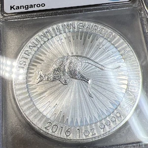 2016-P AUSTRALIA $1 KANGAROO ICG - Free Shipping Lot S81LP8 - Picture 1 of 6