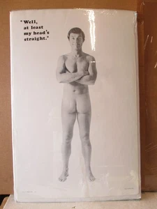 BENE, ALMENO LA MIA TESTA È DRITTA POSTER VINTAGE 1973 MORT WITZ CNG3489 - Foto 1 di 5
