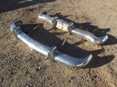 1954 CHRYSLER NEW YORKER DELUXE FRONT AND REAR BUMPER WITH BRACKETS  mopar hemi - Image 1 of 4