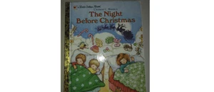 THE NIGHT BEFORE CHRISTMAS LITTLE GOLDEN BOOK CLEMENT C. MOORE 1987 (Z1) - Imagen 1 de 7
