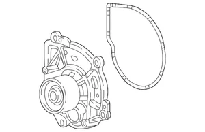 Genuine GM Water Pump with Gasket 12645126 - Picture 1 of 4