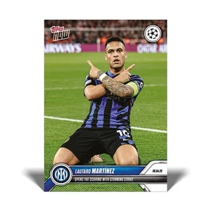 TOPPS TERAZ 24-2025 LIGA MISTRZÓW UCL #132 LAUTARO MARTINEZ INTER PREORDER - Zdjęcie 1 z 2