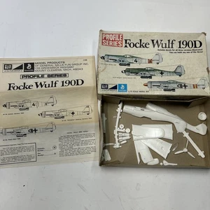 Vintage MPC Profile Series 1/72 German Focke Wulf 190D Airplane As Parts!!! - Picture 1 of 5