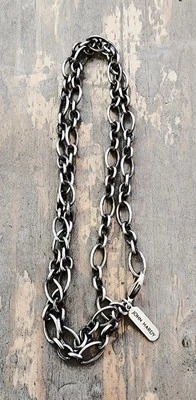 Collar de cadena John Hardy con JH Hangtab 21,20 gramos 22" de largo Foto 1 de 4