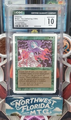 MTG - CGC Gem Mint 10 - 3rd Edition (Revised)  - Channel (Printer Hickey Error) - Image 1 of 2