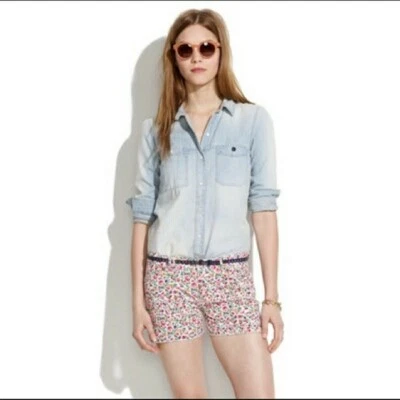 Pantalones Cortos Madewell Estampado Floral Talla 27 Foto 1 de 4