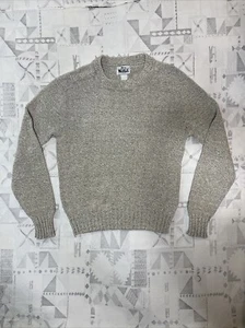 Vintage Early 1960s Woolrich Sweater (19.5x24) Cream/tan - Picture 1 of 3