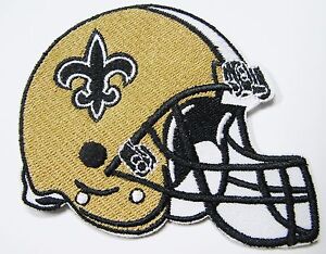 LOT OF (1) NFL NEW ORLEANS SAINTS EMBROIDERED HELMET PATCH ITEM # 24