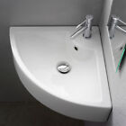 Small Corner Wall Mount Bathroom Sink 435mm*320mm*320mm Mini Vanity Vessel Sink