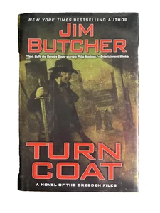 Turn Coat by Jim Butcher~2009 Hardback with Dust Jacket - Foto 1 di 6
