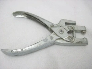VINTAGE TRADE MARK TRIUMPH B LAWRENCE STATIONERY LEATHER PUNCH & EYELET TOOL NYC - Picture 1 of 5
