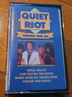 QUIET RIOT Winners Take All (CASSETTE TAPE) 1990 Sony Music BT 21626 - Image 1 of 3