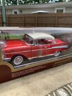 ROAD LEGENDS 1957 CHEVY BEL AIR FIRE CHIEF CAR!!! 1/18TH SCALE NEW IN BOX SEALED