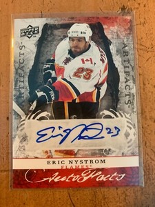 2008-09 Artifacts Autofacts Autographs #AFEN Eric Nystrom