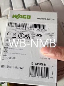 1PCS NEW WAGO 750-472 module FedEx or DHL - Afbeelding 1 van 1