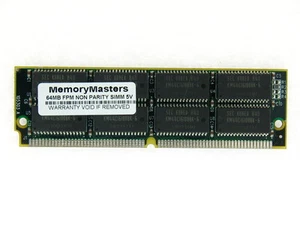 64 MB FPM MEMORIA SIN PARIDAD 60NS SIMM 72 PINES 5V 16X32 SOJ O TSOP - Imagen 1 de 3