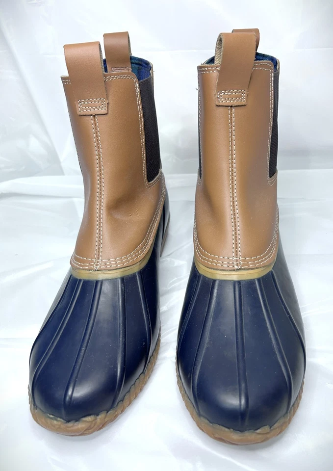 Botas para mujer Lands' End aisladas de franela forradas Chelsea Duck talla 11B Foto 1 de 4