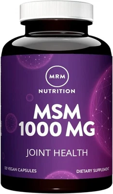 MRM Nutrition MSM 1000mg | Metil-sulfonil-metano puro 120 unidades (paquete de 1)  Foto 1 de 3