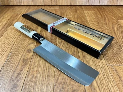 Cuchillo de cocina japonés Hocho NAKIRI sin usar de 165/305 mm JAPÓN L145 Foto 1 de 4