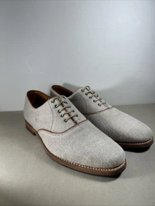 ALLEN EDMONDS x BROOKS BROTHERS 9.5 D LINEN DRESS SHOES - Picture 1 of 11