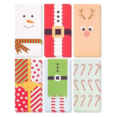 36x Tarjetas de Navidad con Sobres Dinero Portatarjetas de Regalo Tarjetas de Felicitación en Blanco Foto 1 de 4