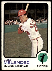 1973 Topps Luis Melendez . St. Louis Cardinals #47