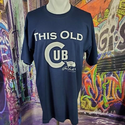 Ron Santo Chicago Cubs винтажный 2004 рубашка размер большой новый с Ярлыками (B21) - Изображение 1 из 4