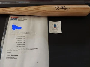 ALEX RODRIGUEZ SIGNED BASEBALL BAT AUTOGRAPH Beckett Authentication Fleer Ultra - Picture 1 of 8