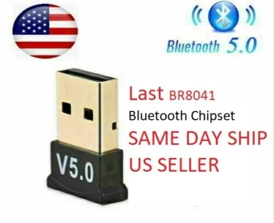 NEW USB Bluetooth 5.0 Wireless Audio Music Stereo Adapter receiver US - Image 1 of 4
