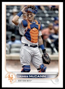 2022 Topps Baseball Card James McCann New York Mets #256