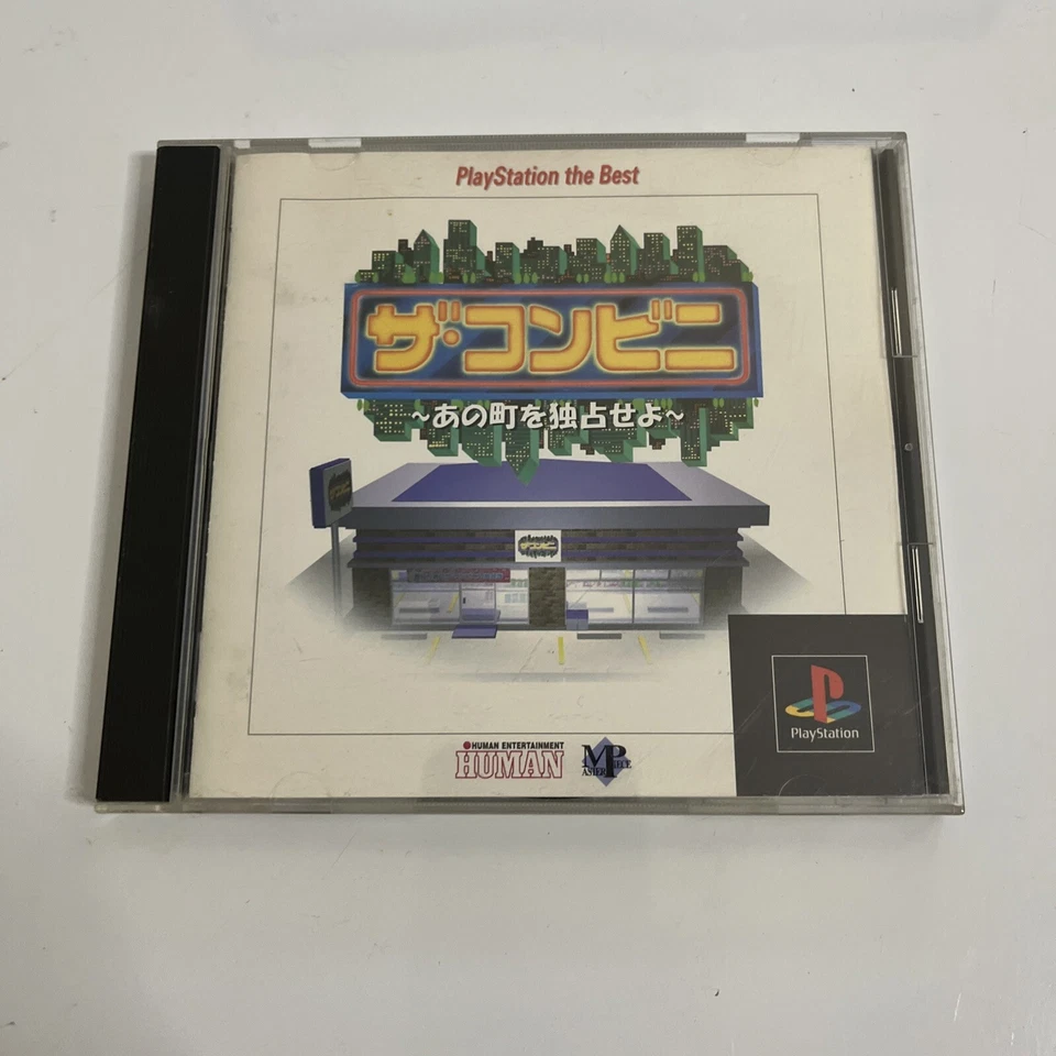 The Conveni!  PS1 Sony PlayStation NTSC-J JAPAN Convenience Store Sim 1998 Game - Image 1 of 4