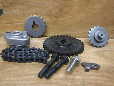 10 Honda Elite 110 2010 OEM bomba de aceite montaje engranajes cadena conjunto envío rápido Foto 1 de 4