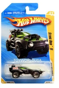 2010 Hot Wheels #021 2010 New Models Sting Rod II Black - Picture 1 of 1