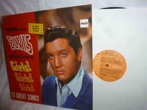 Elvis Presley, Girls! Girls! Girls!, Rock'n'Roll German RCA 26.21022 LP Rec 1962 - Foto 1 di 3