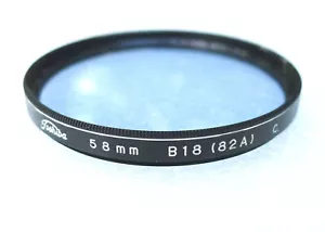 58mm Toshiba B18 (82A) Filter - Cooling Color Correction - NEW - Picture 1 of 1