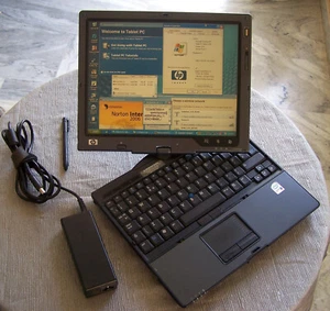 HP Compaq TC-4400 touch swivel Convertible Laptop-Tablet–Νο x c cf tc1100 tc4200 - Picture 1 of 21