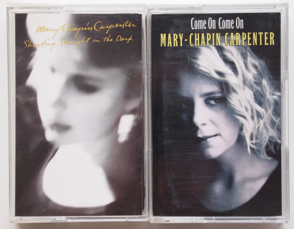 2x MARY CHAPIN-CARPENTER CASSETTE TAPES LOT BUNDLE / SHOOTING STRAIGHT / COME ON - Image 1 of 4