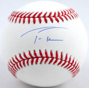 Trea Turner Autographed Rawlings OML Baseball- Beckett W Hologram *Blue
