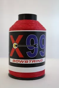 BCY X99 Materiale cordino ad arco rosso 1/4 libbra per fare corde ad arco - Foto 1 di 1