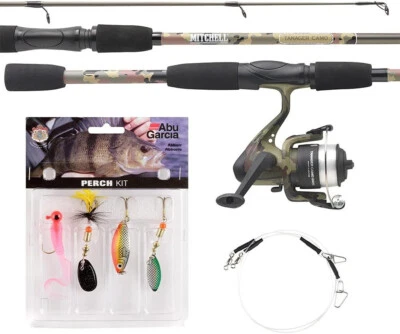 Spinnrute TANAGER CAMO 212 7/20 LIGHT SET Hecht Zander Barsch 8-teilig Mitchell