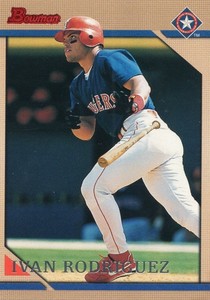  1996 Bowman #3 Ivan Rodriguez   Texas Rangers