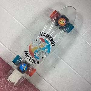 Clear Plastic 23" Long Flameboy Wet Willy Skateboard Store Display Model - Bild 1 von 14