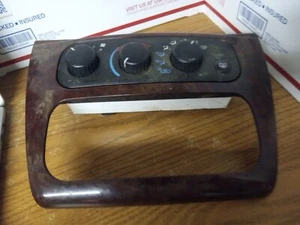 1998-04 Dodge Intrepid Climate Control Temp Heat AC Trim Surround Woodgrain OEM - Picture 1 of 4
