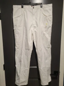 Wrangler Workwear Malerhose Herren 42x32 weiß Relaxed Fit Werkzeugtaschen - Bild 1 von 14