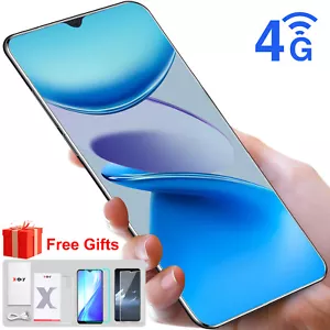 2025 Factory Unlocked Android 12 Cell Phone Smartphone 6.8" Dual SIM 8Core 128GB - Picture 1 of 47