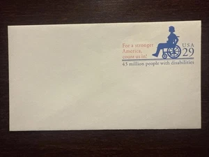 US SPECIAL COVER MINT 1992 YEAR PUBLIC HOSPITALS DISABLED PEOPLE SCOTT U 629 - Picture 1 of 1