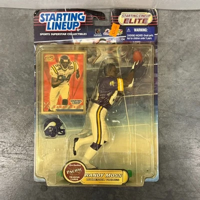 Figura de acción Hasbro Starting Lineup Elite Randy Moss Minnesota Vikings 2000 Foto 1 de 4