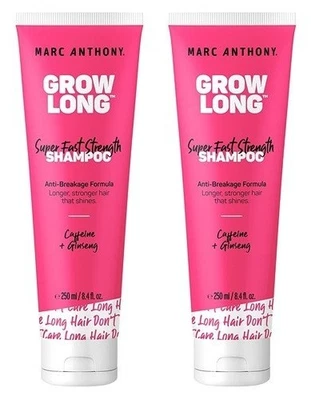 Pack 2 Marc Anthony Grow Long, Super Fast Strength Shampoo 8.4 fl oz - Image 1 of 4