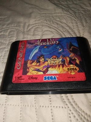 Disney's Aladdin Sega Genesis CARTRIDGE ONLY - Image 1 of 2
